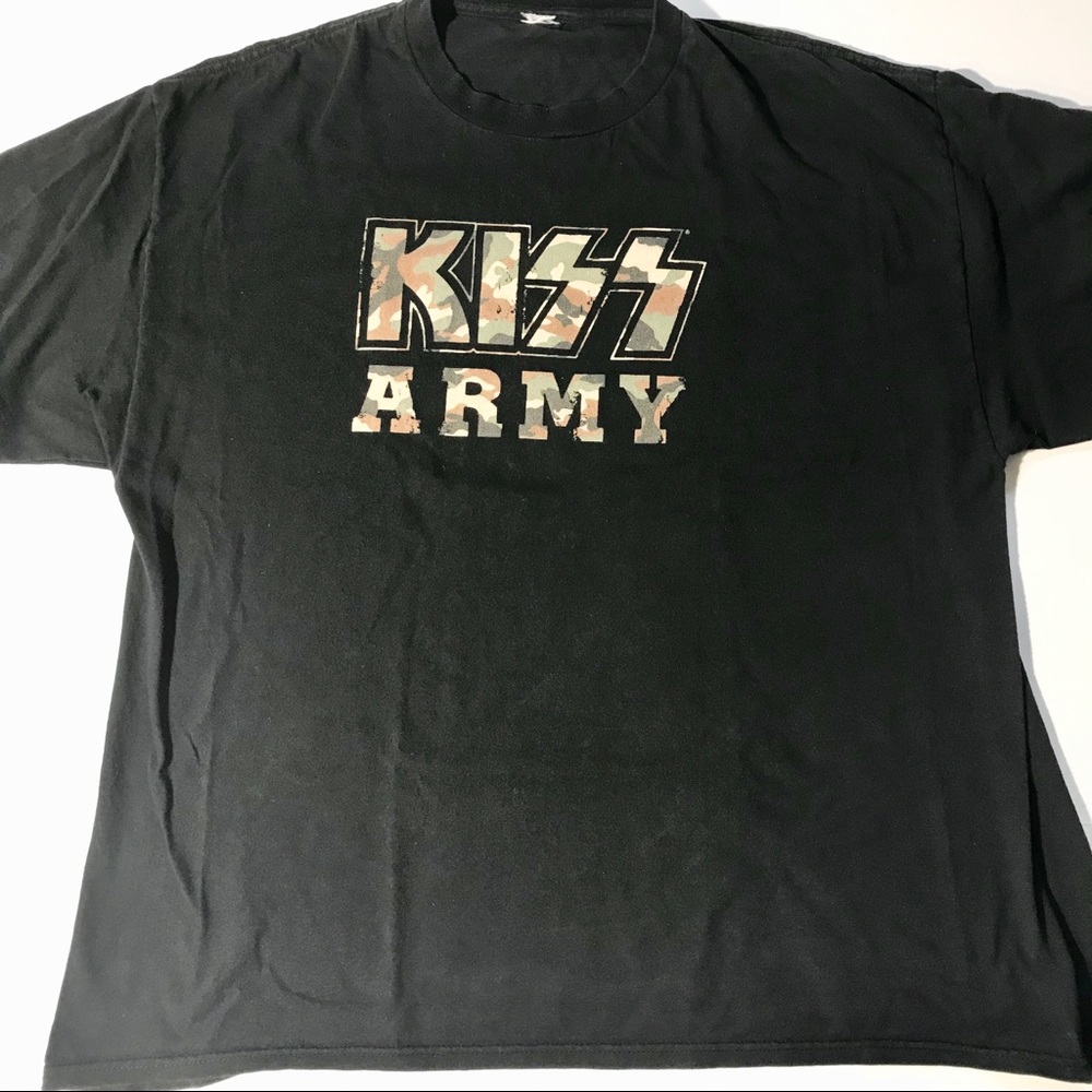 KISS ARMY XL Black Tee